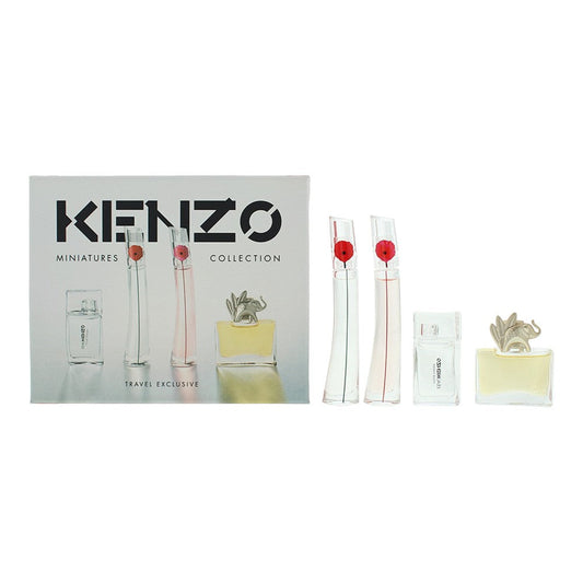 Kenzo Flower 4x Miniature Set